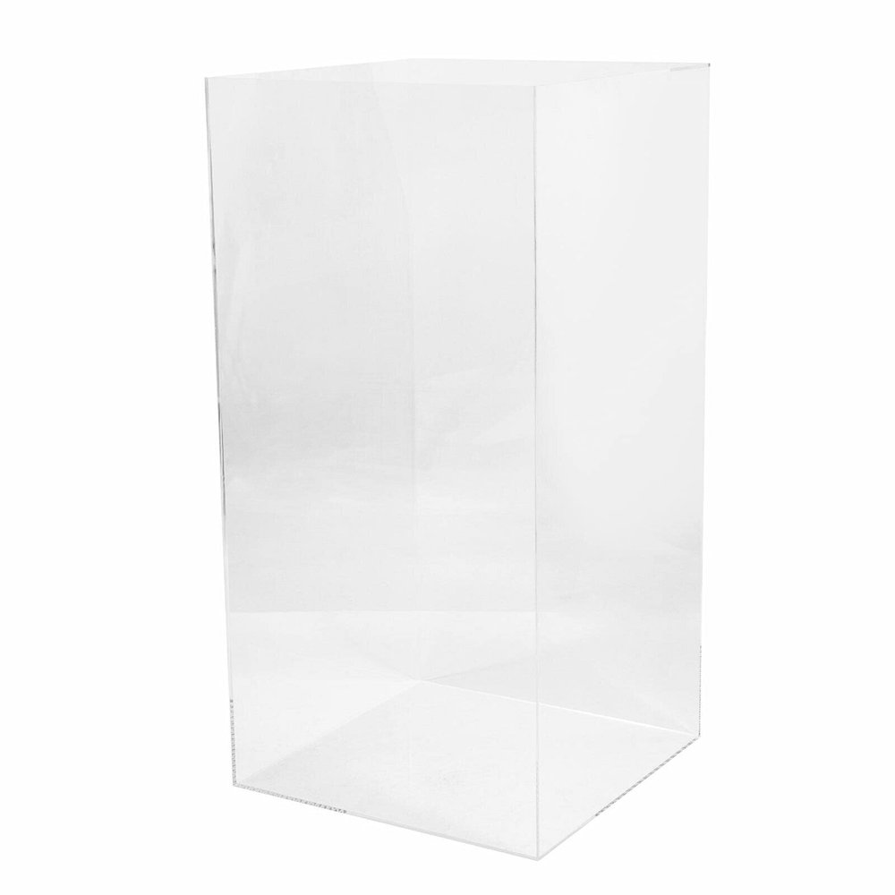 BJTDLLX Acrylic Display Case (12 x 12 x 24 inch), Tall Clear Plastic Box Dust Proof Action Figures Toy Acrylic Case, Collectibles Display Case Display Countertop Box for Display Figures Dolls