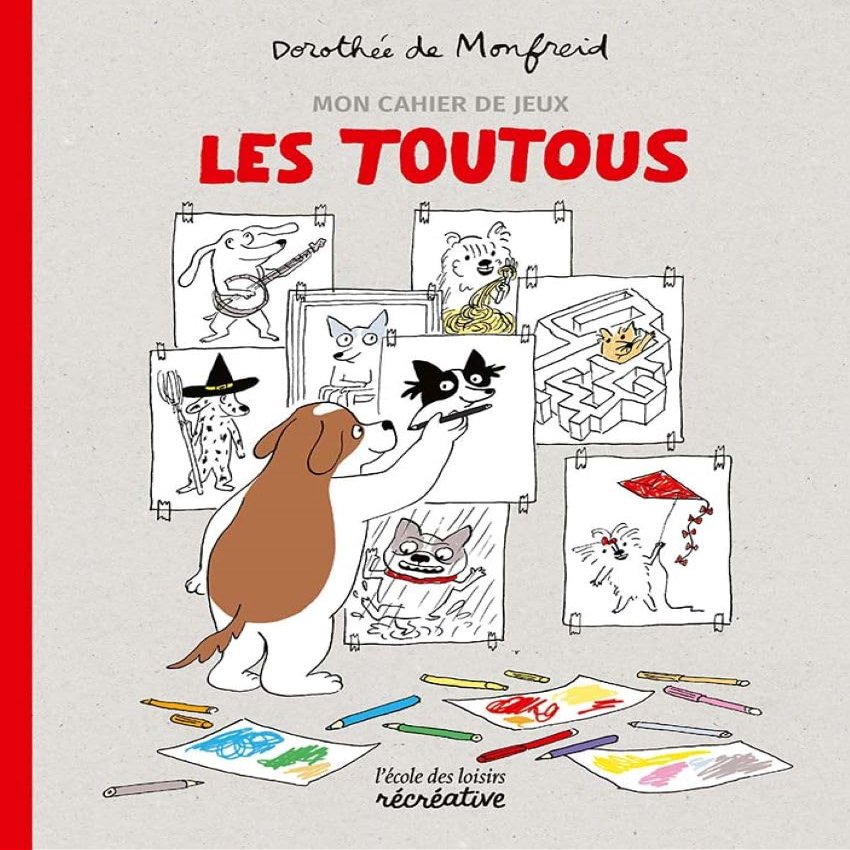 Mon cahier de jeux avec les Toutous