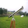 Antique Brass Floor Standing Telescope Master Harbor Nautical Double Barrel Nickel & Brown 65" view 2