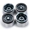 RC-Hub 4pcs Aluminum Alloy 2.9" Beadlock Wheels Rim Set for 1/6 Axial SCX6 AXI05000 RC Crawler Car (Titanium Grey +Black) view 3