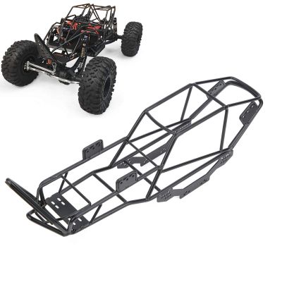 Tomotato RC Roll Cage, Metal Full Tube Frame Body Chassis for Axial SCX10 1/10 RC Crawler Truck, Sturdy Roll Cage to Improve Car Performance with Enhanced Traction