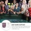 NUOBESTY 2pcs Stylish Game Dice Cup Lightweight Plastic Holder for Bar Party Entertainment Compact Design for Games Accessory for Family Gatherings Travel view 4