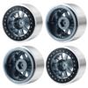 RCLIONS 4PCS Aluminum Alloy 2.9inch RC Beadlock Wheels Rims for Axail SCX6 AXI05000 1/6th RC Crawler Car (Titanium) view 4
