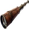 18 Inch Brass Ship Captain Telescope/Brass Spyglass with Hardwood Box Telescope for Friends Family view 1