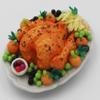 Handmade Miniature Roast Turkey  Realistic Clay Thanksgiving Turkey Figurine for Dollhouses, Food Displays, DIY Crafts & Holiday Decorations view 2