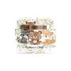 Joyestore Woodland Cute Animals Bear Raccoon Personalized Storage Bins Baskets Cubes Organizer with Handle for Shelves Closet Nursery Toy 2 Packs view 2
