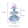 Decor365 Pink Mermaid Cupcake Stand for Mermaid Birthday Decoration Kids Under The Sea Party Decorations Ocean Beach Pool Side Girl Birthday Party Cake Decorating Supplies view 2