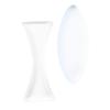 2pcs Optical Lens Concave Convex Basic Physics Teaching Experiments Polished Edges Ideal Classroom Use view 1