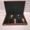 Personalised Velvet Medal Box (Green Velvet in Photo) view 2