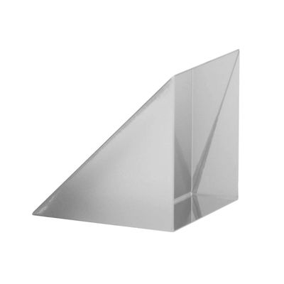 Experiment Prism, Triangular Prism High Refraction Educational K9 Optical Glass for Teaching Tool(15 * 15 * 15)