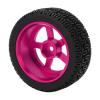 Drift Wheel Set, Heavy Duty 4Pcs Good Cushioning Pretty Design Wide Use RC Car Tire 5 Poke for Replacement() view 4