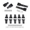 DKKY 1/6 Simulation Car Upgrade Parts Aluminum CNC Black Hinge Kits for Axial SCX6 Vehicle view 1