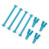 4pcs Metal Dog Bone Differential Joint Cups Set Diff Outdrives Joint Cup for A959 A949 A969 A979 1/18 RC Car(Blue) Sportinggoods Car Model Accessories view 1