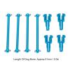 4pcs Metal Dog Bone Differential Joint Cups Set Diff Outdrives Joint Cup for A959 A949 A969 A979 1/18 RC Car(Blue) Sportinggoods Car Model Accessories view 2