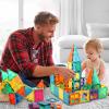 Bmag Magnetic Tiles Toys for Kids, Starter Set 3D Magnet Building Blocks Construction Playboards, STEM Learning Educational Toddlers Toy Gift for 3+ Year Old Boys and Girls view 2