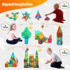 Bmag Magnetic Tiles Toys for Kids, Starter Set 3D Magnet Building Blocks Construction Playboards, STEM Learning Educational Toddlers Toy Gift for 3+ Year Old Boys and Girls view 3