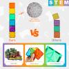 Bmag Magnetic Tiles Toys for Kids, Starter Set 3D Magnet Building Blocks Construction Playboards, STEM Learning Educational Toddlers Toy Gift for 3+ Year Old Boys and Girls view 4