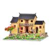 Montidey DIY Miniature Dollhouse Kit,3D Chinese Style Ancient Building Courtyard Model,Handmade Wooden Mini House Building Toys Creative Birthday Gift (Mountain House) view 1