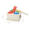oAtm0eBcl Hammering Educational Toy Children Kids Wooden Hammer Balls Early Learning view 2