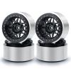 RC-Hub 4pcs Aluminum Alloy 2.9" Beadlock Wheels Set for 1/6 Axial SCX6 AXI05000 RC Crawler Car (Black) view 1