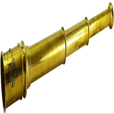 Handheld Adjustable Zoomable Nautical Brass Telescope Maritime Spyglass Telescope Collectible Gift