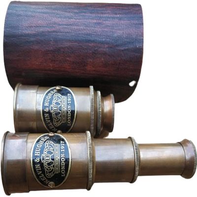Brass Telescope Antique Brass Telescope Vintage Brass Pocket, Marine Antique for Home Decor