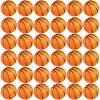 Charniol 100 Pcs Mini Basketball Party Favors Stress Balls Foam Sports Party Favors Mini Basketball Stress Ball for Anxiety Relief Teens Adults School Reward, Party Bag Supplies (Orange) view 1