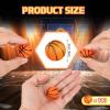 Charniol 100 Pcs Mini Basketball Party Favors Stress Balls Foam Sports Party Favors Mini Basketball Stress Ball for Anxiety Relief Teens Adults School Reward, Party Bag Supplies (Orange) view 2