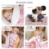 MDPrints Princess Personalized Baby Blankets for Girls - Custom Blanket for Baby Girl with Name - Minky Plush Fleece view 4