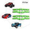 Hobbyfire Aluminum Front & Rear Suspension Arms 4-Pack Upgrades for 1/18 Traxxas LaTrax Teton Desert Prerunner SST, Replace Parts 7630 (Green) view 2
