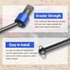 Hobbyfire Metal Steel Drive Shaft Assembly Front & Rear 4-Pack Upgrades for 1/18 Traxxas LaTrax Teton Desert Prerunner SST, Replace Parts 7650 (Blue) view 3