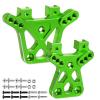 Hobbyfire Metal Aluminum Shock Tower Front & Rear Damper Stay for 1/18 Traxxas LaTrax Teton Desert Prerunner SST, Replace Parts 7637 (Green) view 1