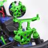 Hobbyfire Metal Aluminum Shock Tower Front & Rear Damper Stay for 1/18 Traxxas LaTrax Teton Desert Prerunner SST, Replace Parts 7637 (Green) view 3