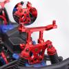 Hobbyfire Metal Aluminum Shock Tower Front & Rear Damper Stay for 1/18 Traxxas LaTrax Teton Desert Prerunner SST, Replace Parts 7637 (Red) view 2