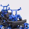 Hobbyfire Metal Aluminum Front & Rear Body Mounts Posts for 1/18 Traxxas LaTrax Teton SST, Replace Parts 7615 (Blue) view 2