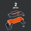Smoby - FleXtreme Pit Stop - Car Circuit Accessory - Stop/Start Modules - Bridge and Tunnel Functions - Ages 4+ - 180916 Grey view 3