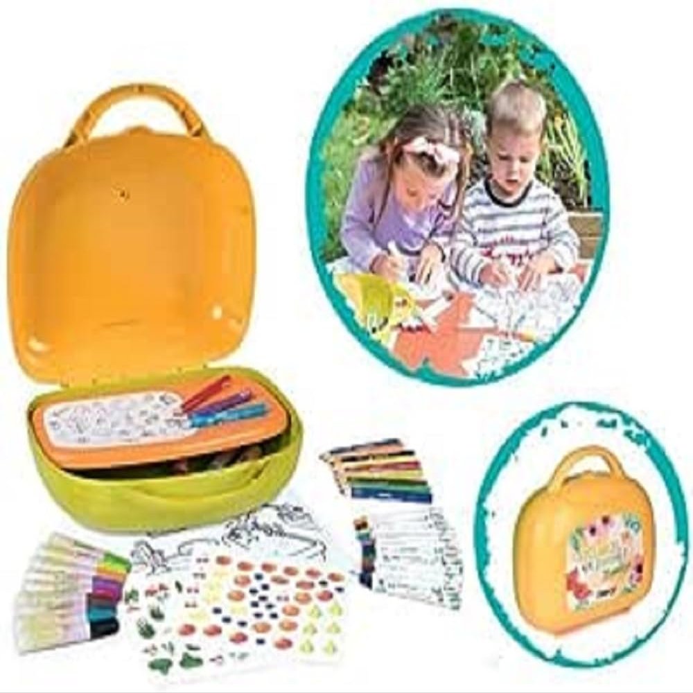 Smoby - Silence CA Push Case with 38 Drawing Accessories