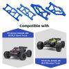 GoHobby Aluminum Suspension Arms Set Front Lower & Rear Lower for Arrma Kraton 8S Upgrades, fit Outcast 8S BLX, Replaces ARA330589 ARA330590 (Blue) view 3