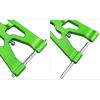 FriHobby Aluminum Front Suspension Arms Set Upper and Lower for Losi Baja Rey Upgrades, Replaces LOS234004 (Green) view 4