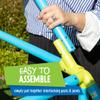 Eezy Peezy Mega Pyramid Monkey Bars Climbing Tower Active Outdoor Fun for Kids Ages 3 to 8 Years Old, Blue/Green view 4