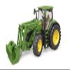 Bruder 09826 John Deere 7R 350 with frontloader view 1