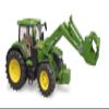 Bruder 09826 John Deere 7R 350 with frontloader view 2