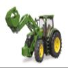 Bruder 09826 John Deere 7R 350 with frontloader view 3