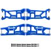 FriHobby Aluminum Suspension A-Arms Set Front Arms & Rear Arms for 1/10 Losi Tenacity TT Pro 4WD SCT/DB Pro Upgrades, Replace LOS234016 LOS234017 (Blue) view 1