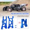 FriHobby Aluminum Suspension A-Arms Set Front Arms & Rear Arms for 1/10 Losi Tenacity TT Pro 4WD SCT/DB Pro Upgrades, Replace LOS234016 LOS234017 (Blue) view 3