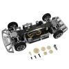 Abendor 1/28 Wltoys K969 K979 K989 K999 284131 RC Car Frame Assembled with Wheels DIY Parts(Titanium) view 1
