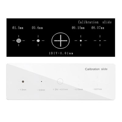 Lab Microscope Slides 0.01 Mm Microscope Glass Ruler DIV=0.01mm Microscope Measurement Microscope Parts (Color : Type 2)