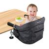 Hook On High Chair, Jozzve Baby High Chair, Portable High Chair for Travel, Foldable Fast Table Chair with Storage Bag, Baby Feeding Seat Clip On High Chair for Home and Travel (Black) view 1