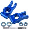 FriHobby Aluminum Rear Hub Set for 1/10 Losi Tenacity All, Replaces LOS234020: for Tenacity TT Pro 4WD SCT/DB Pro Lasernut U4 Upgrades (Blue) view 2