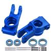 FriHobby Aluminum Rear Hub Set for 1/10 Losi Tenacity All, Replaces LOS234020: for Tenacity TT Pro 4WD SCT/DB Pro Lasernut U4 Upgrades (Blue) view 3